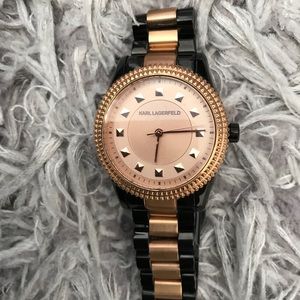 NWT Karl Lagerfeld Rose Gold Watch